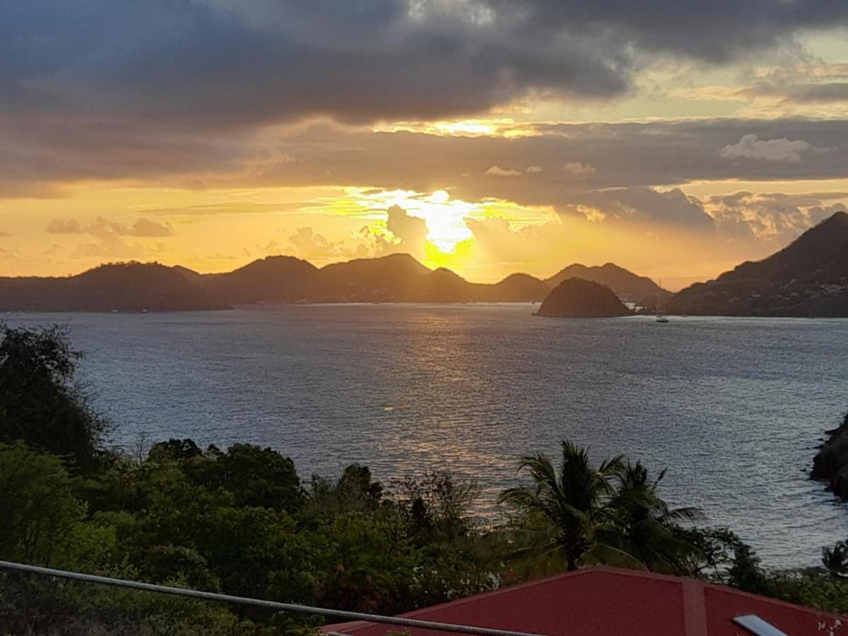 Ti Kaz Anoli Vue Epoustouflante Sur La Baie Villa Terre-de-Bas Exterior foto
