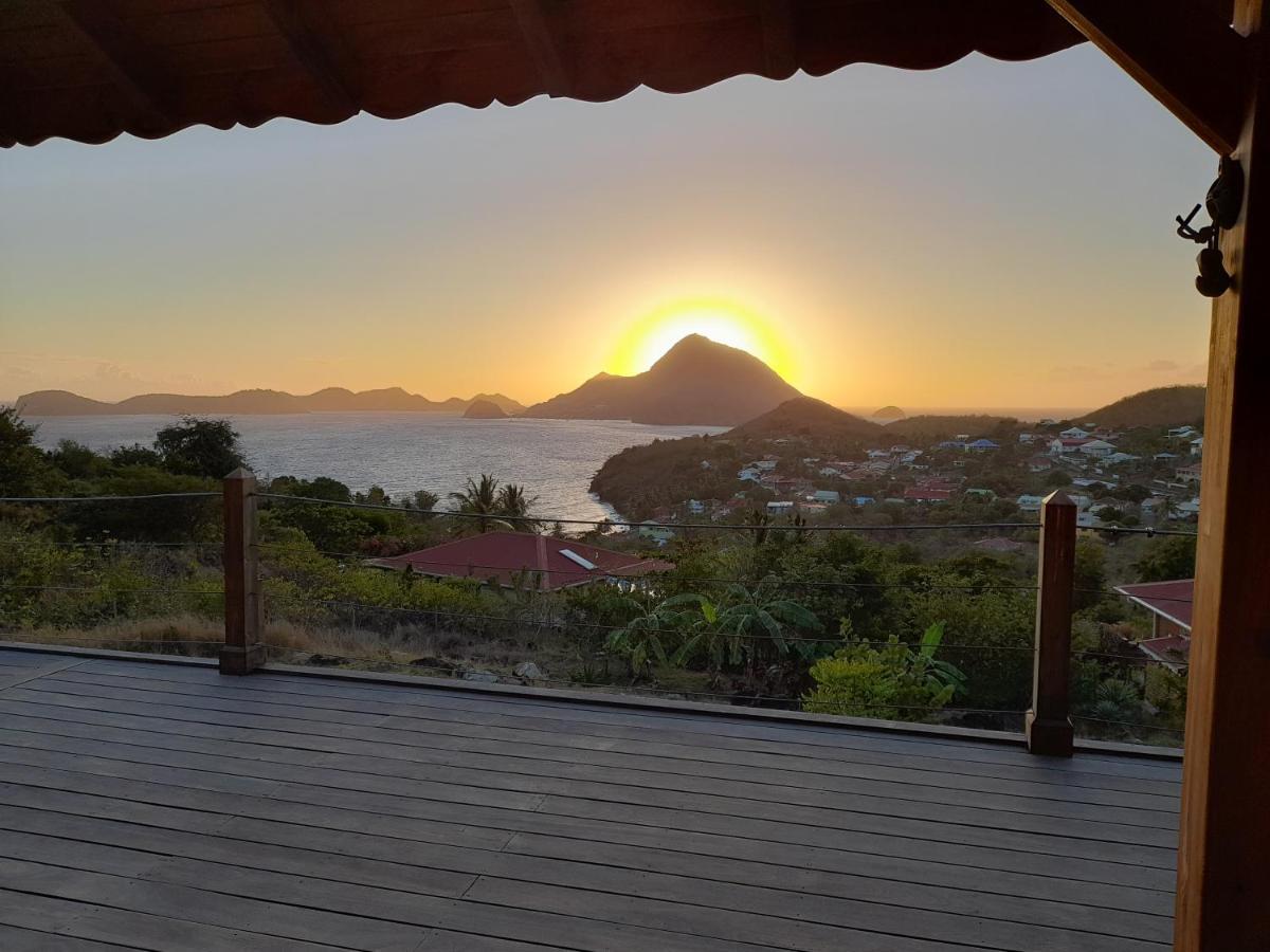 Ti Kaz Anoli Vue Epoustouflante Sur La Baie Villa Terre-de-Bas Exterior foto