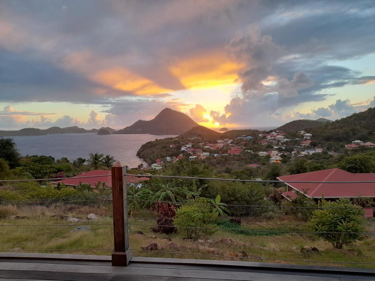 Ti Kaz Anoli Vue Epoustouflante Sur La Baie Villa Terre-de-Bas Exterior foto