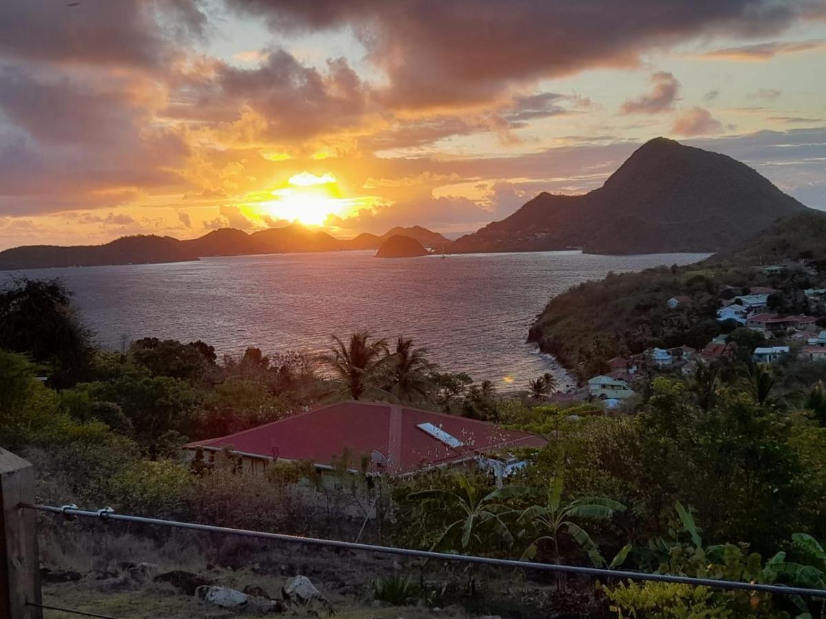Ti Kaz Anoli Vue Epoustouflante Sur La Baie Villa Terre-de-Bas Exterior foto