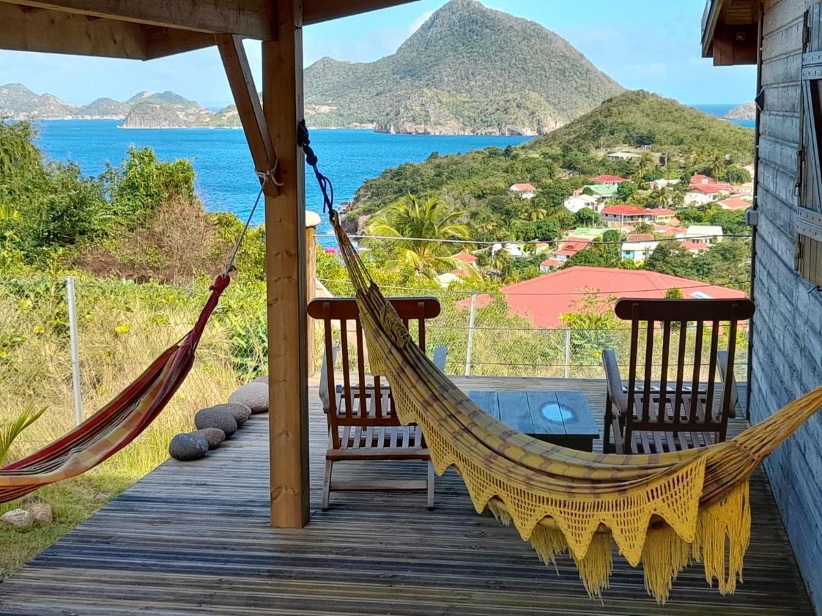 Ti Kaz Anoli Vue Epoustouflante Sur La Baie Villa Terre-de-Bas Exterior foto